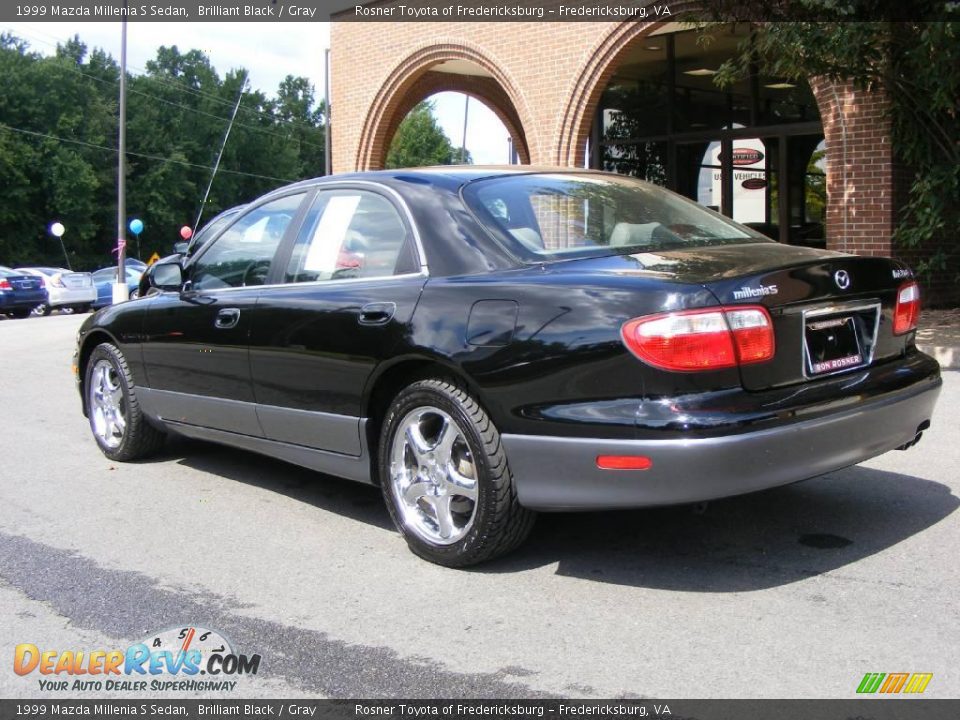 1999 Mazda Millenia S Sedan Brilliant Black / Gray Photo #4