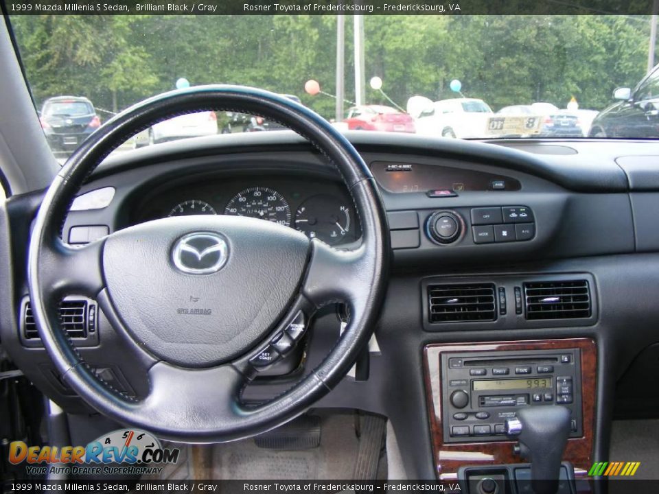 1999 Mazda Millenia S Sedan Brilliant Black / Gray Photo #11