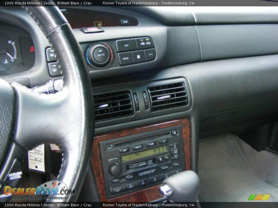 1999 Mazda Millenia S Sedan Brilliant Black / Gray Photo #12