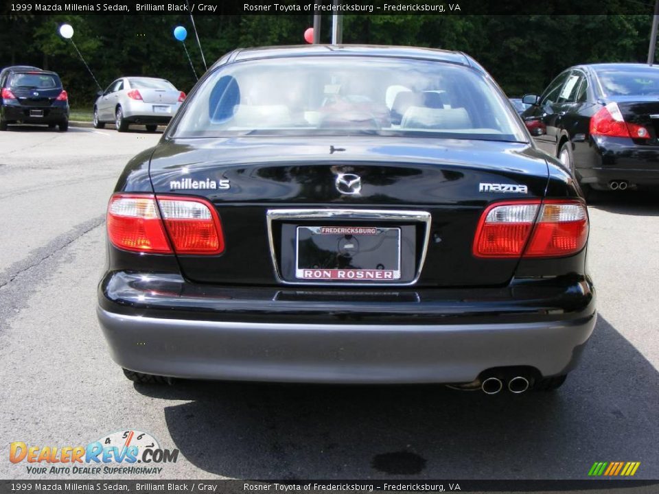 1999 Mazda Millenia S Sedan Brilliant Black / Gray Photo #18