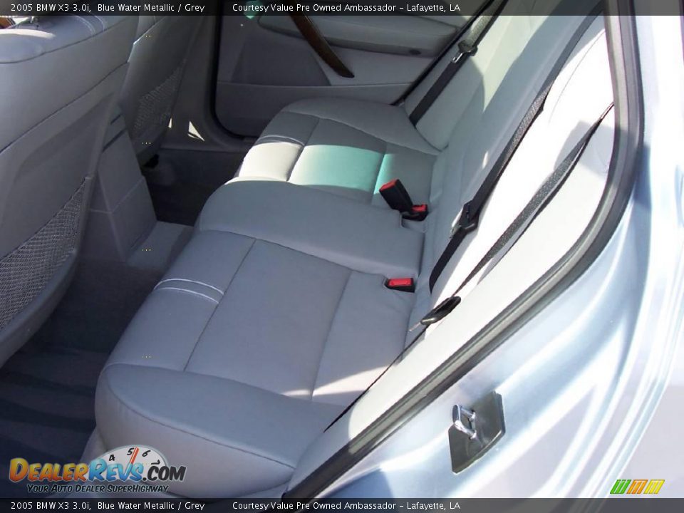 2005 BMW X3 3.0i Blue Water Metallic / Grey Photo #10