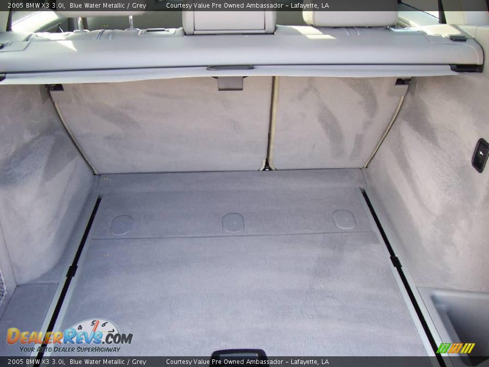 2005 BMW X3 3.0i Blue Water Metallic / Grey Photo #12
