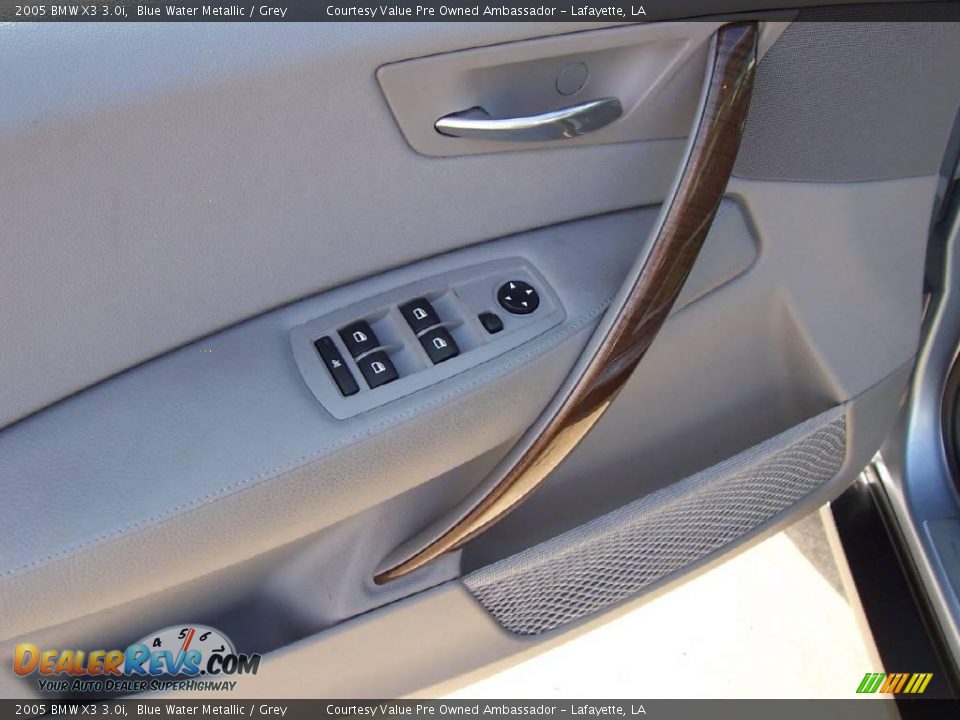 2005 BMW X3 3.0i Blue Water Metallic / Grey Photo #13