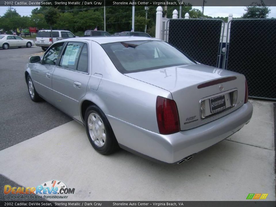 2002 Cadillac DeVille Sedan Sterling Metallic / Dark Gray Photo #4
