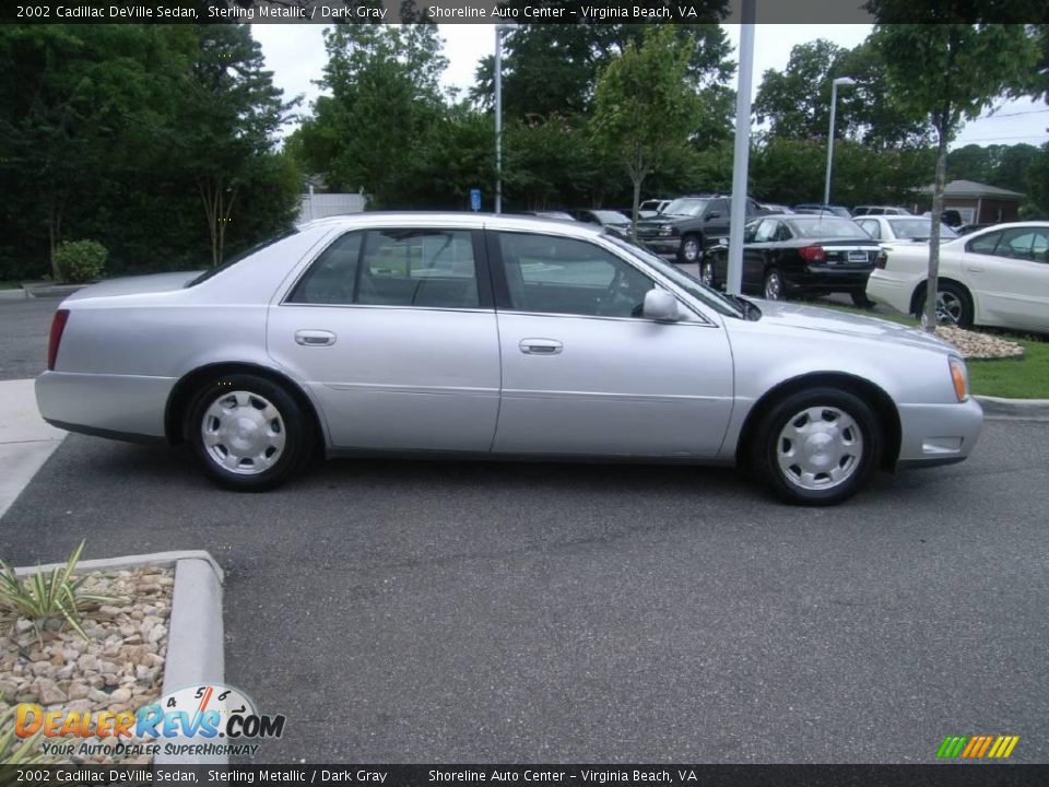 2002 Cadillac DeVille Sedan Sterling Metallic / Dark Gray Photo #7