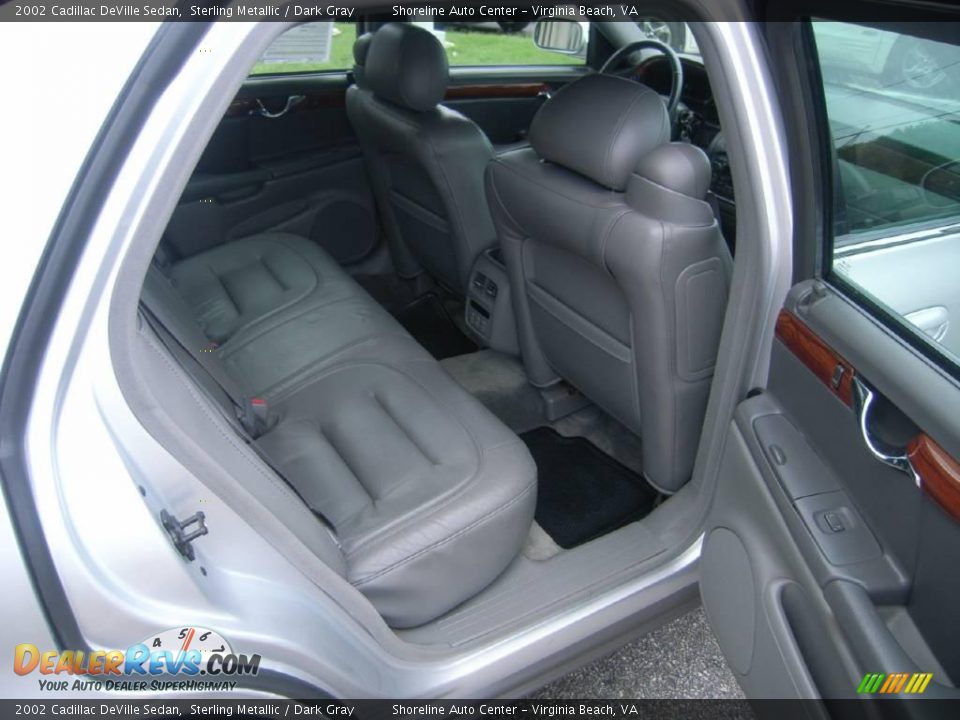 2002 Cadillac DeVille Sedan Sterling Metallic / Dark Gray Photo #12