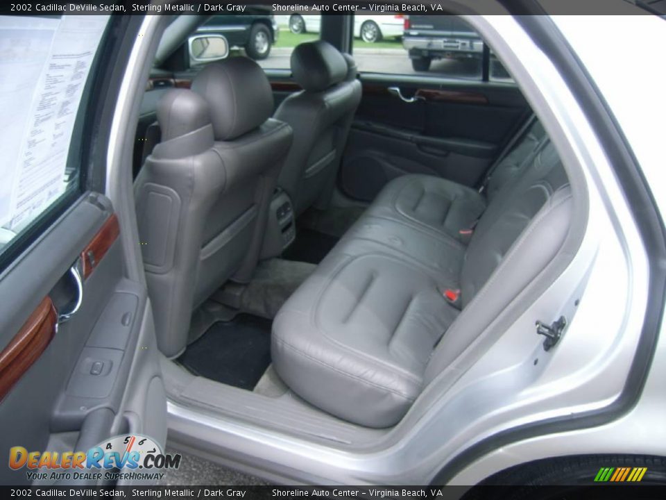 2002 Cadillac DeVille Sedan Sterling Metallic / Dark Gray Photo #15