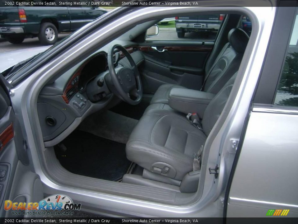 2002 Cadillac DeVille Sedan Sterling Metallic / Dark Gray Photo #16