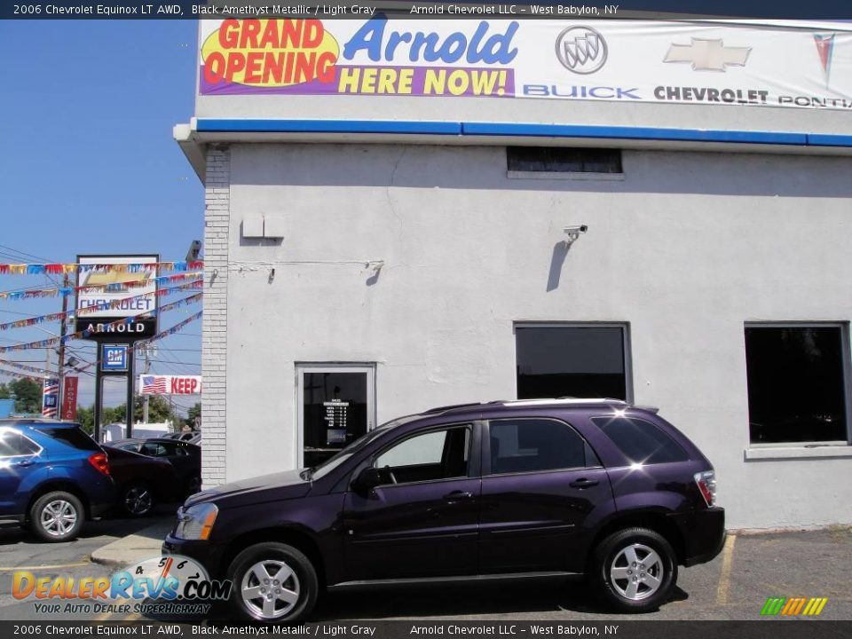 2006 Chevrolet Equinox LT AWD Black Amethyst Metallic / Light Gray Photo #3