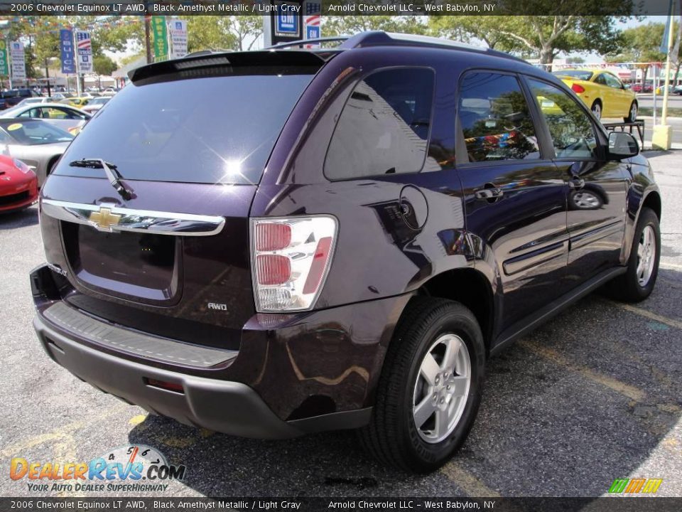 2006 Chevrolet Equinox LT AWD Black Amethyst Metallic / Light Gray Photo #6