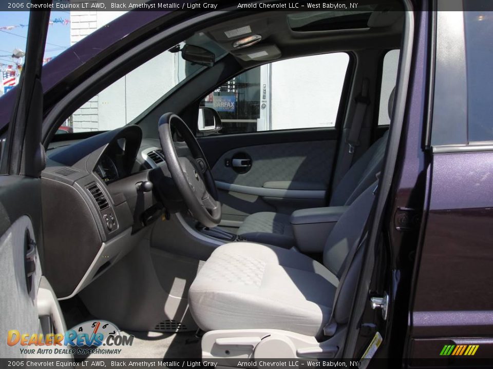 2006 Chevrolet Equinox LT AWD Black Amethyst Metallic / Light Gray Photo #10