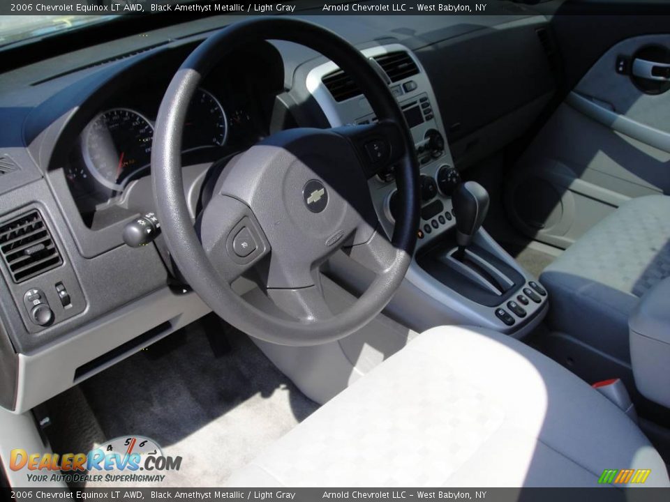 2006 Chevrolet Equinox LT AWD Black Amethyst Metallic / Light Gray Photo #11