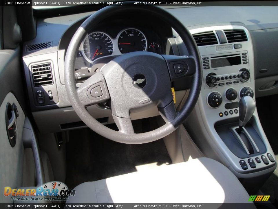 2006 Chevrolet Equinox LT AWD Black Amethyst Metallic / Light Gray Photo #12