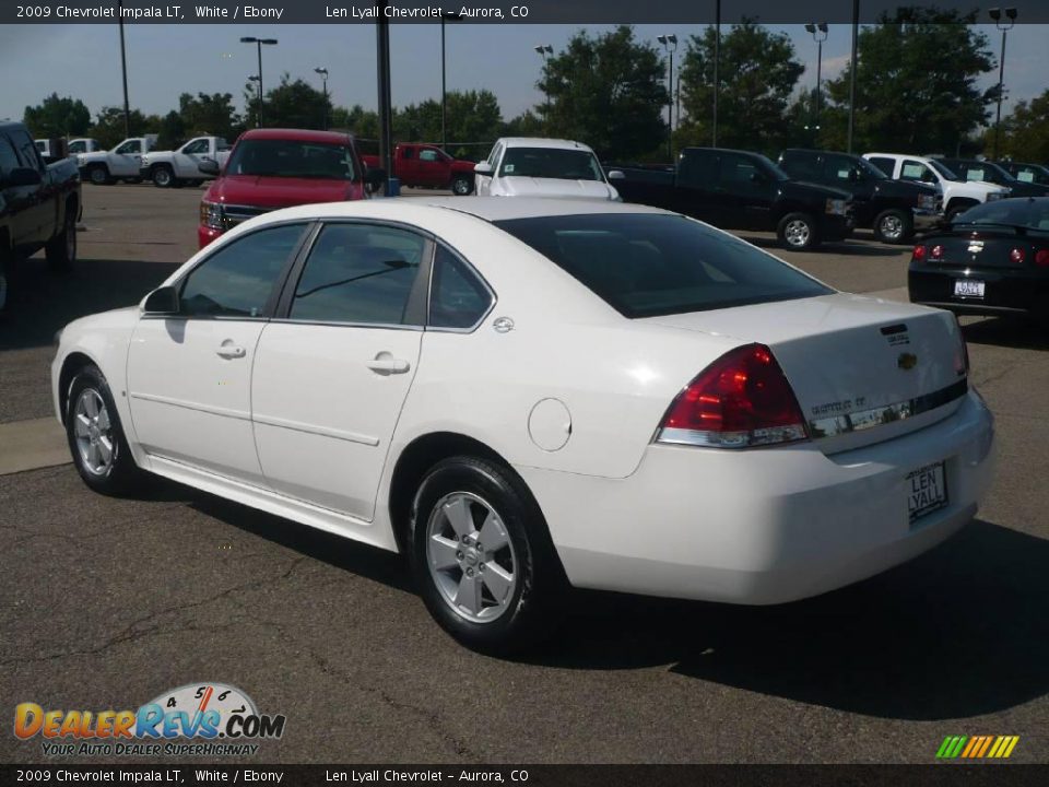 2009 Chevrolet Impala LT White / Ebony Photo #4