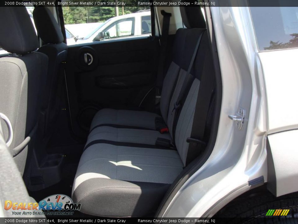 2008 Dodge Nitro SXT 4x4 Bright Silver Metallic / Dark Slate Gray Photo #7