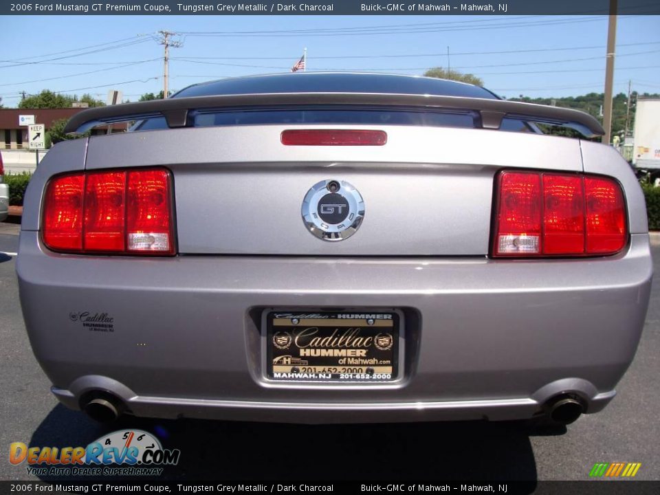 2006 Ford Mustang GT Premium Coupe Tungsten Grey Metallic / Dark Charcoal Photo #6
