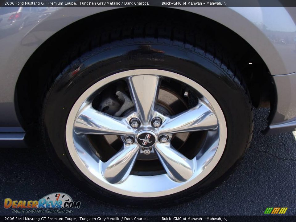 2006 Ford Mustang GT Premium Coupe Tungsten Grey Metallic / Dark Charcoal Photo #9