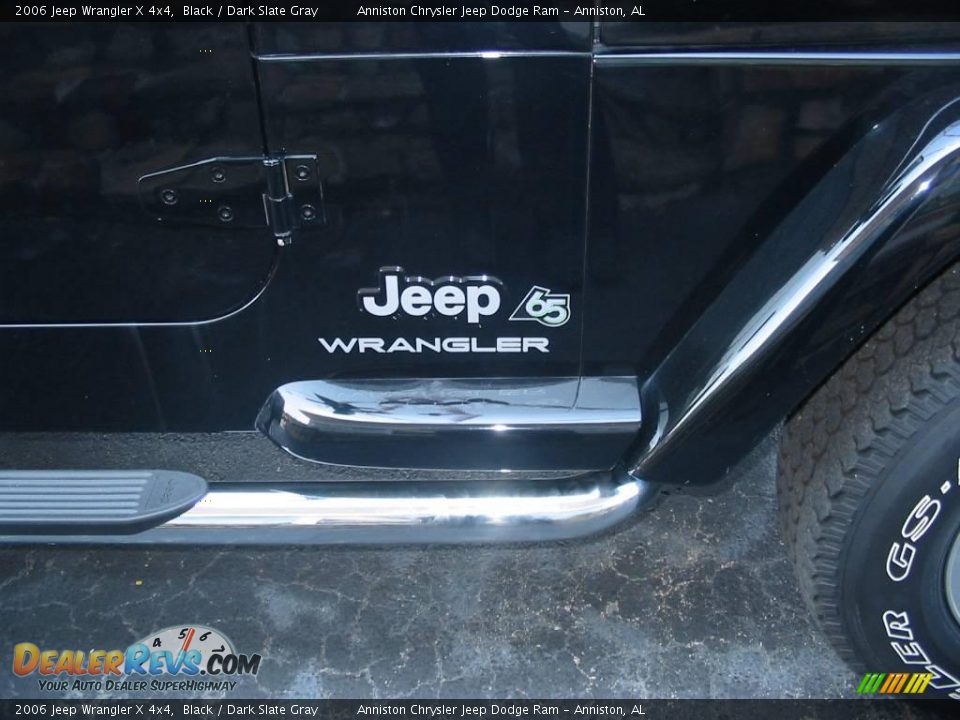 2006 Jeep Wrangler X 4x4 Black / Dark Slate Gray Photo #11