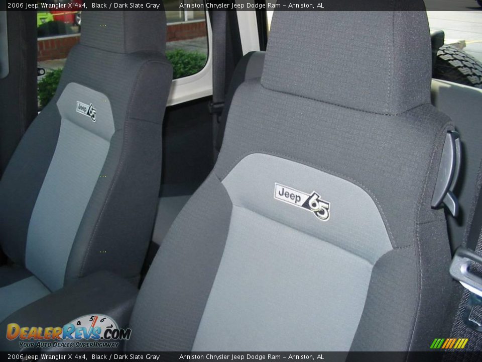 2006 Jeep Wrangler X 4x4 Black / Dark Slate Gray Photo #13
