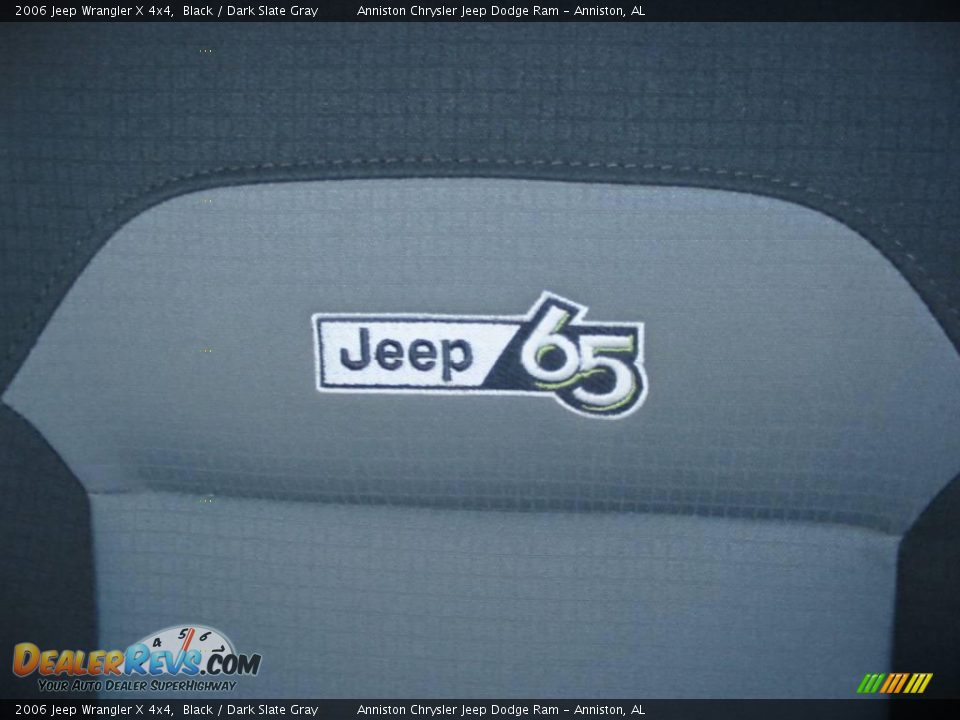 2006 Jeep Wrangler X 4x4 Black / Dark Slate Gray Photo #14