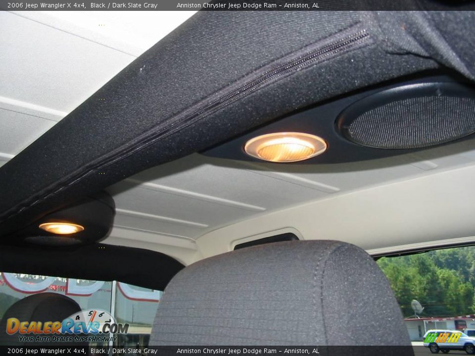 2006 Jeep Wrangler X 4x4 Black / Dark Slate Gray Photo #15