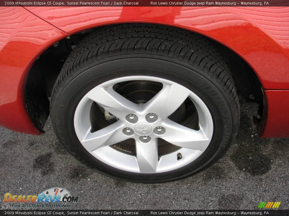 2009 Mitsubishi Eclipse GS Coupe Sunset Pearlescent Pearl / Dark Charcoal Photo #4