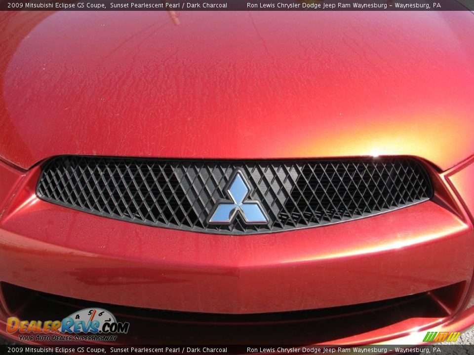 2009 Mitsubishi Eclipse GS Coupe Sunset Pearlescent Pearl / Dark Charcoal Photo #15