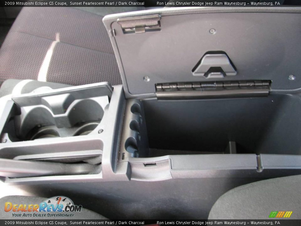 2009 Mitsubishi Eclipse GS Coupe Sunset Pearlescent Pearl / Dark Charcoal Photo #20