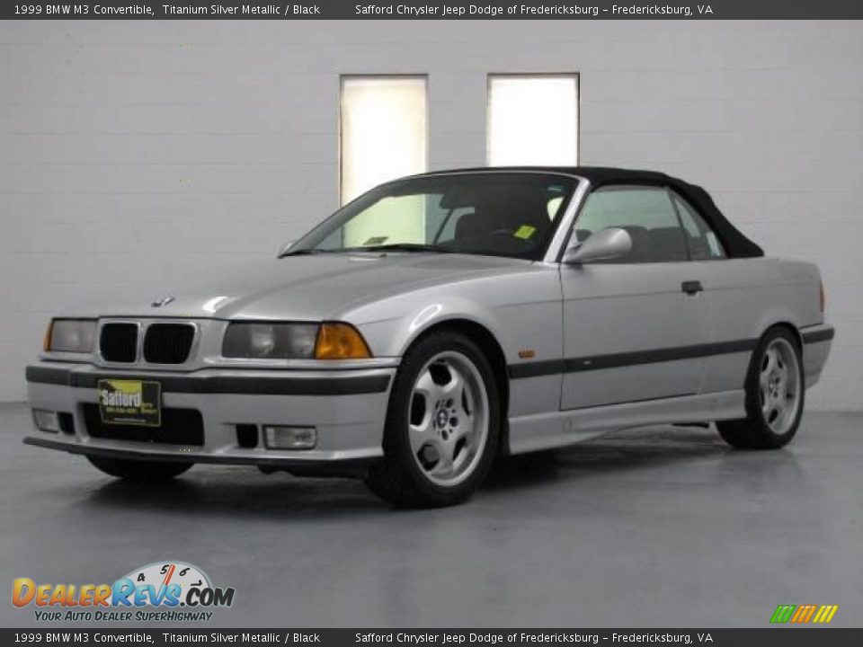 1999 BMW M3 Convertible Titanium Silver Metallic / Black Photo #1