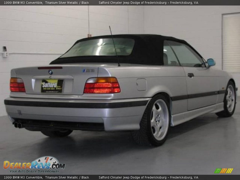 1999 BMW M3 Convertible Titanium Silver Metallic / Black Photo #6