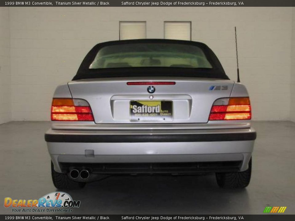 1999 BMW M3 Convertible Titanium Silver Metallic / Black Photo #7