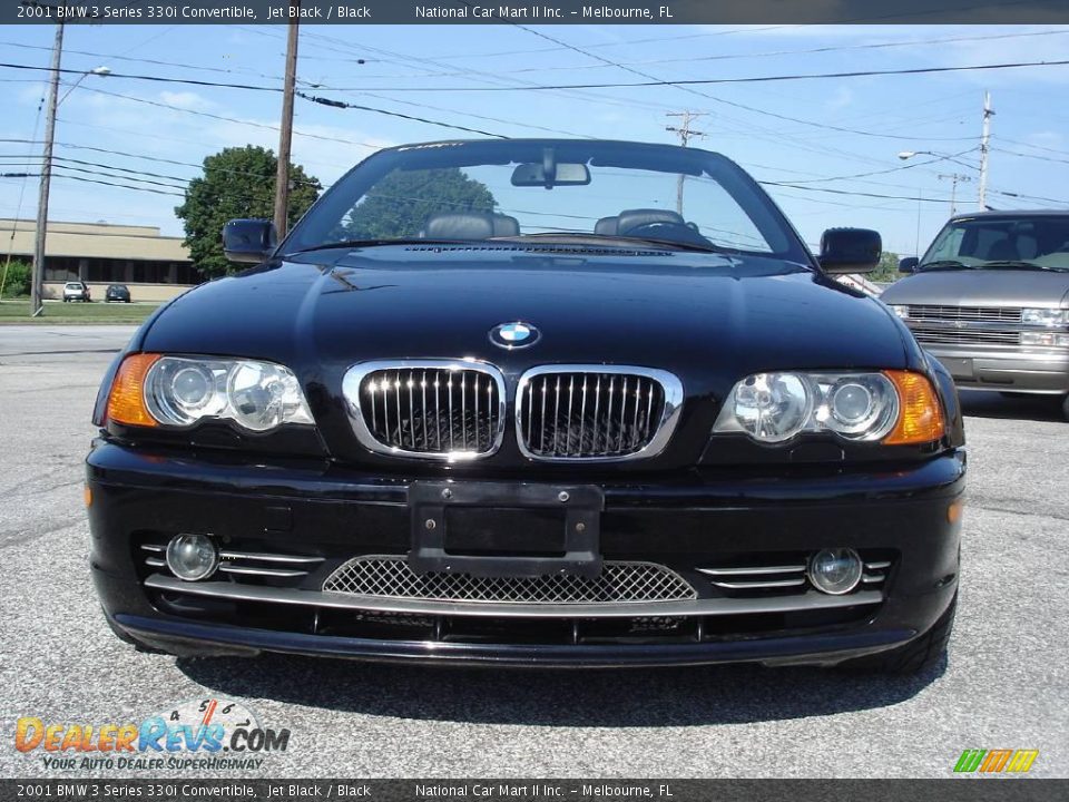 2001 BMW 3 Series 330i Convertible Jet Black / Black Photo #3
