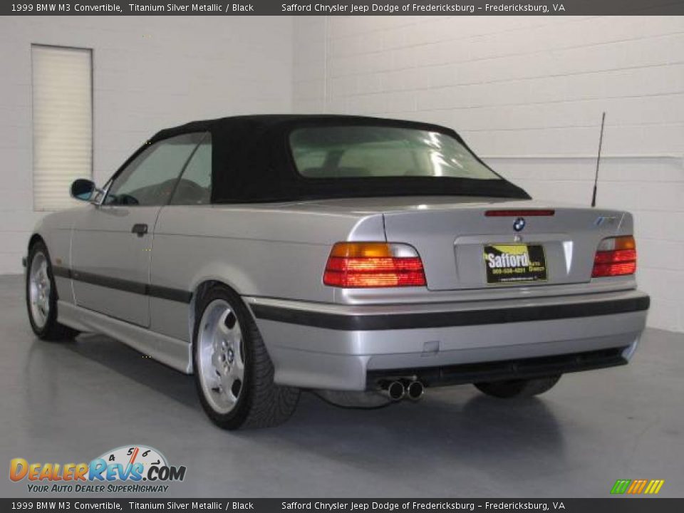 1999 BMW M3 Convertible Titanium Silver Metallic / Black Photo #9