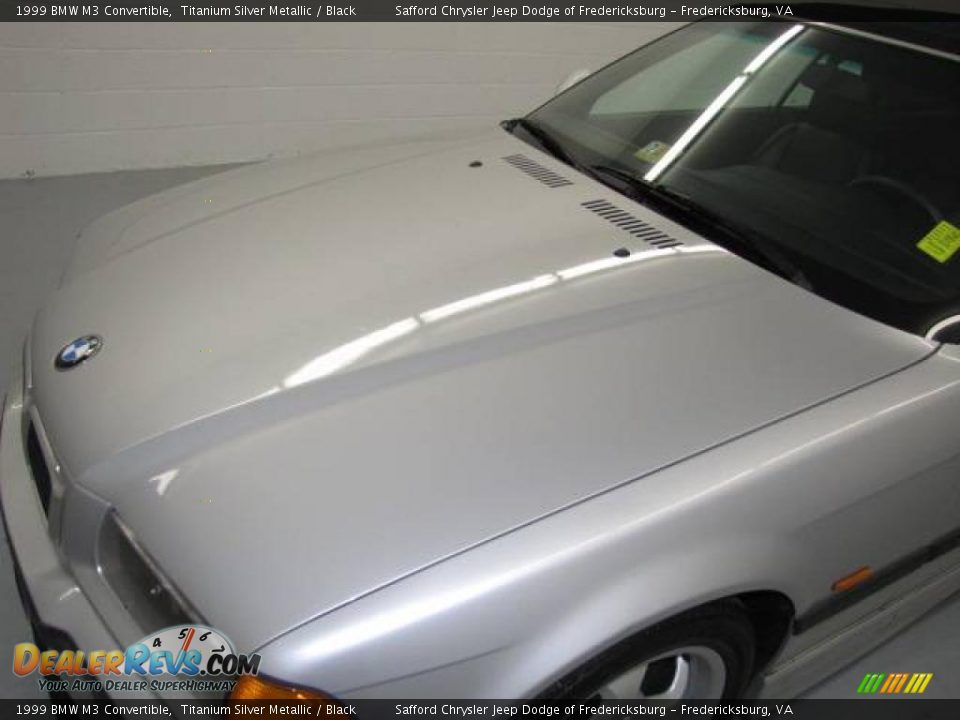 1999 BMW M3 Convertible Titanium Silver Metallic / Black Photo #10