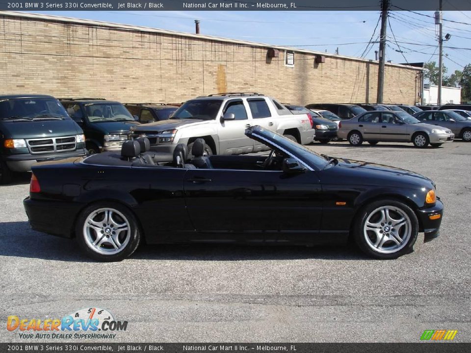 2001 BMW 3 Series 330i Convertible Jet Black / Black Photo #5
