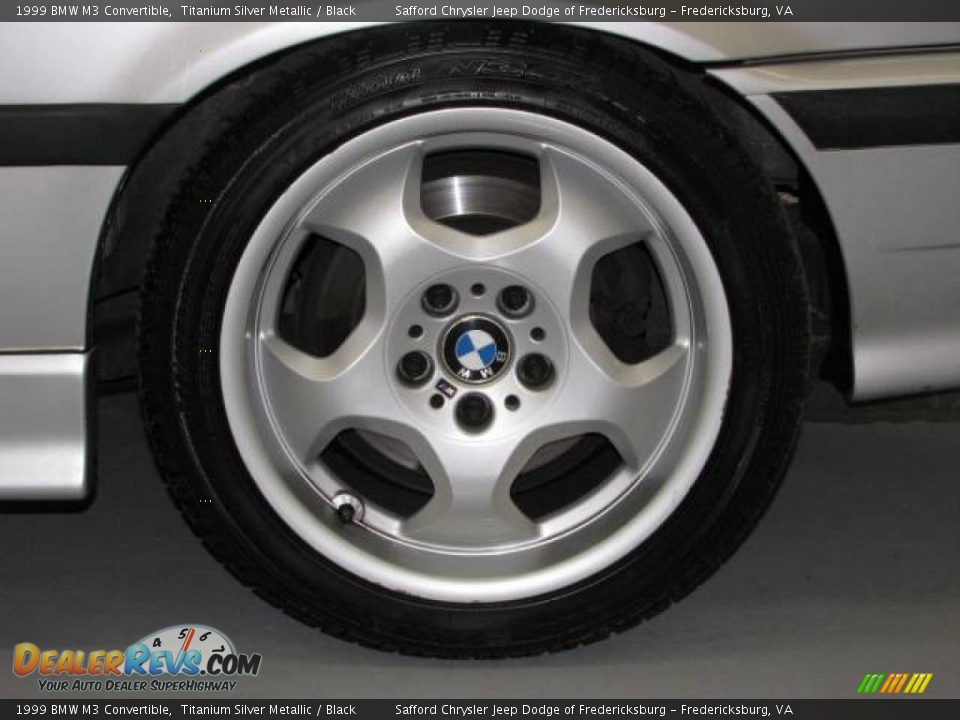 1999 BMW M3 Convertible Titanium Silver Metallic / Black Photo #12
