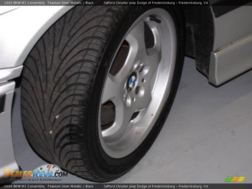 1999 BMW M3 Convertible Titanium Silver Metallic / Black Photo #13