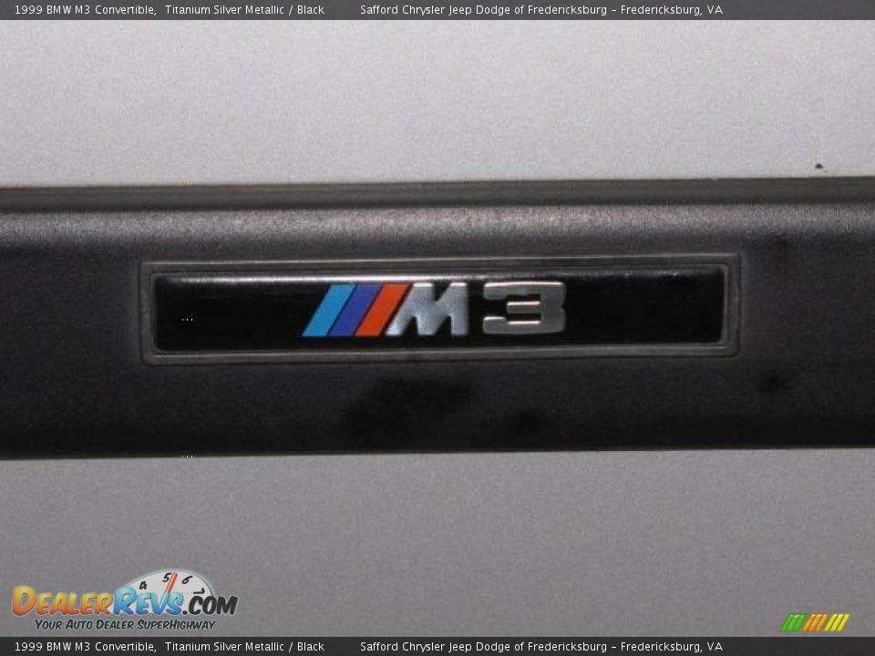 1999 BMW M3 Convertible Titanium Silver Metallic / Black Photo #16
