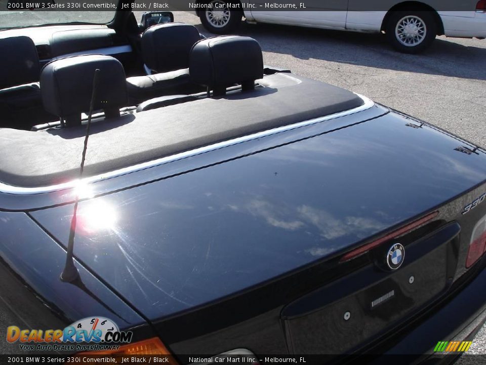 2001 BMW 3 Series 330i Convertible Jet Black / Black Photo #9