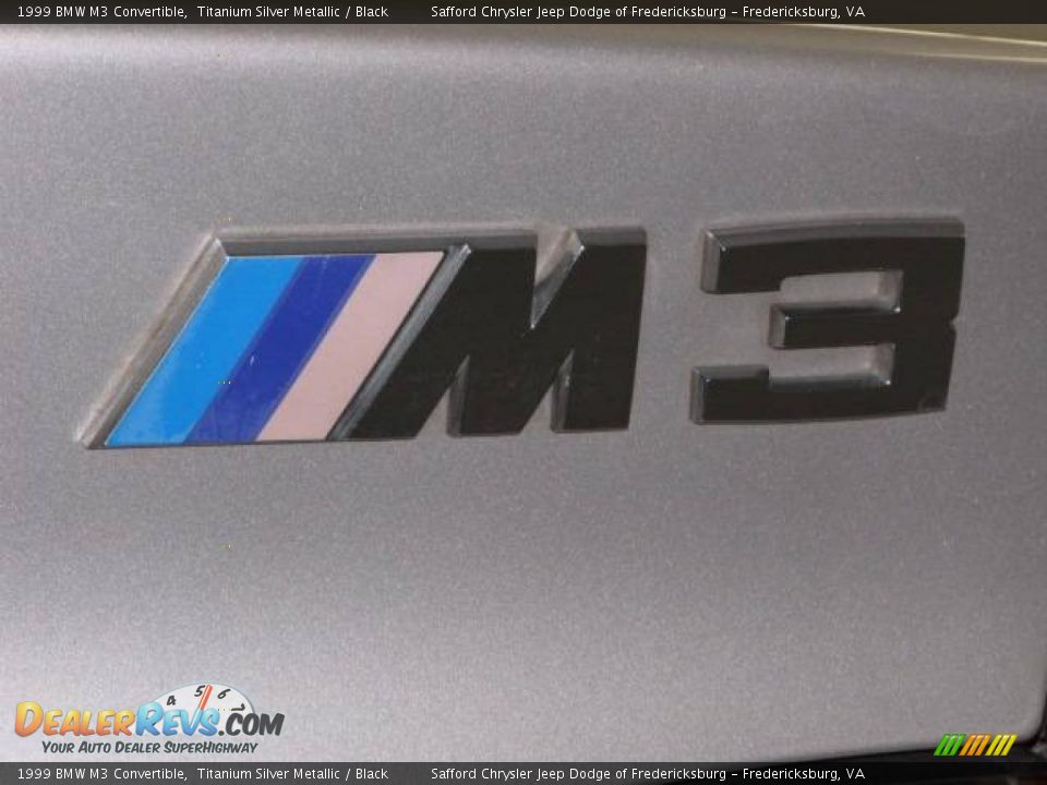 1999 BMW M3 Convertible Titanium Silver Metallic / Black Photo #18