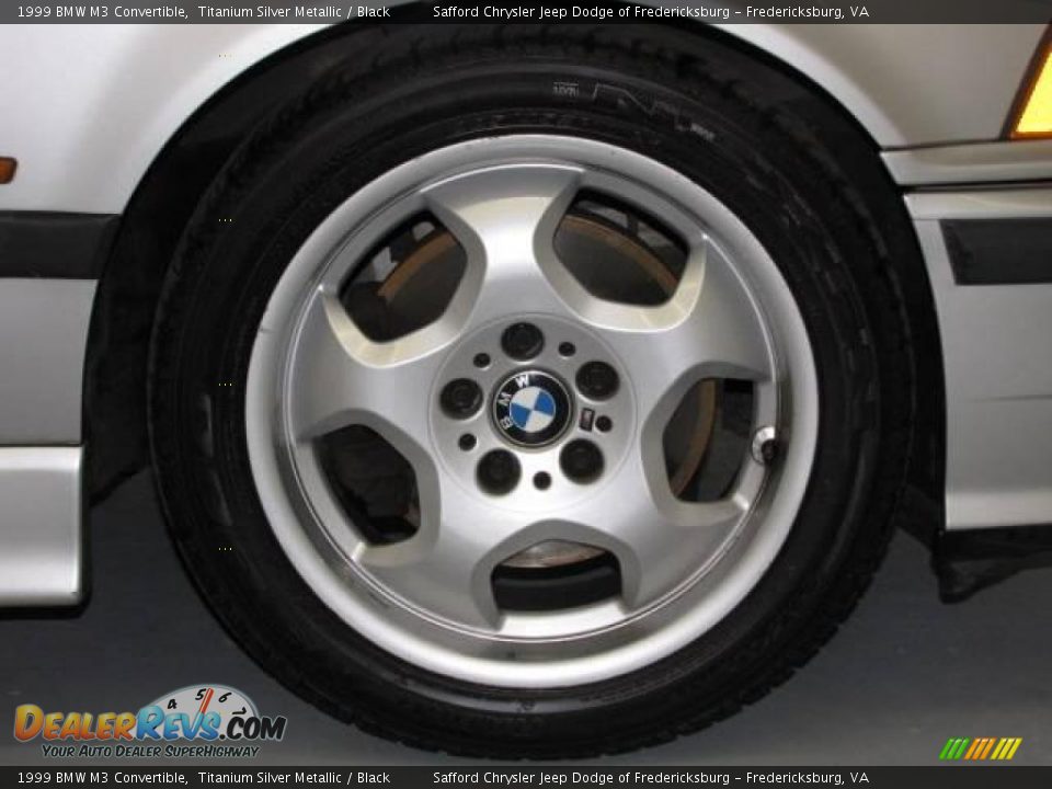 1999 BMW M3 Convertible Titanium Silver Metallic / Black Photo #19