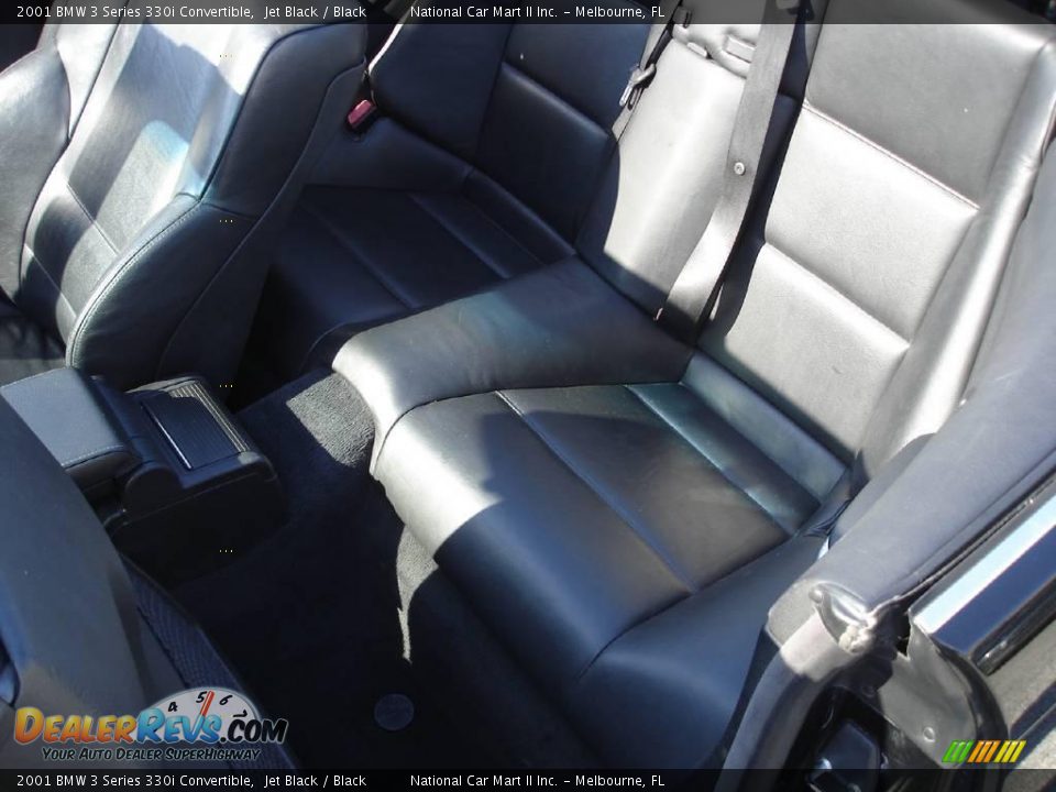 2001 BMW 3 Series 330i Convertible Jet Black / Black Photo #12