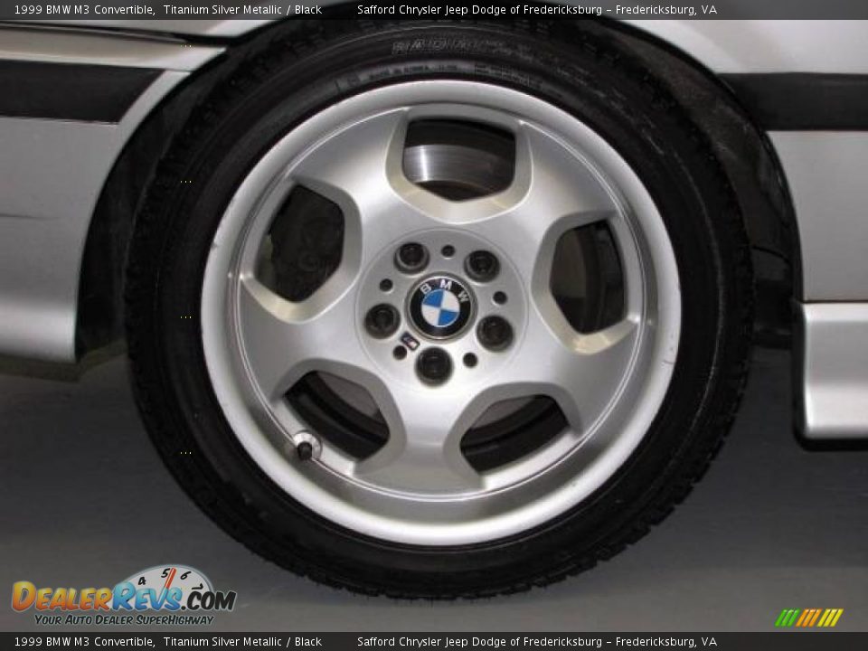 1999 BMW M3 Convertible Titanium Silver Metallic / Black Photo #20
