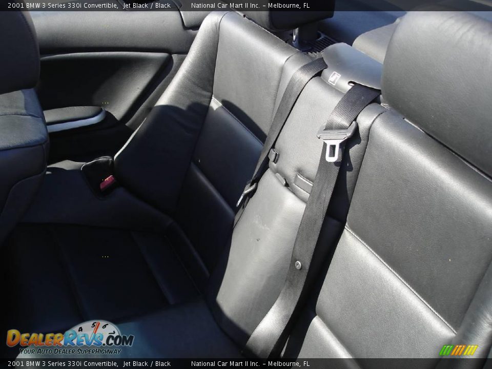 2001 BMW 3 Series 330i Convertible Jet Black / Black Photo #13