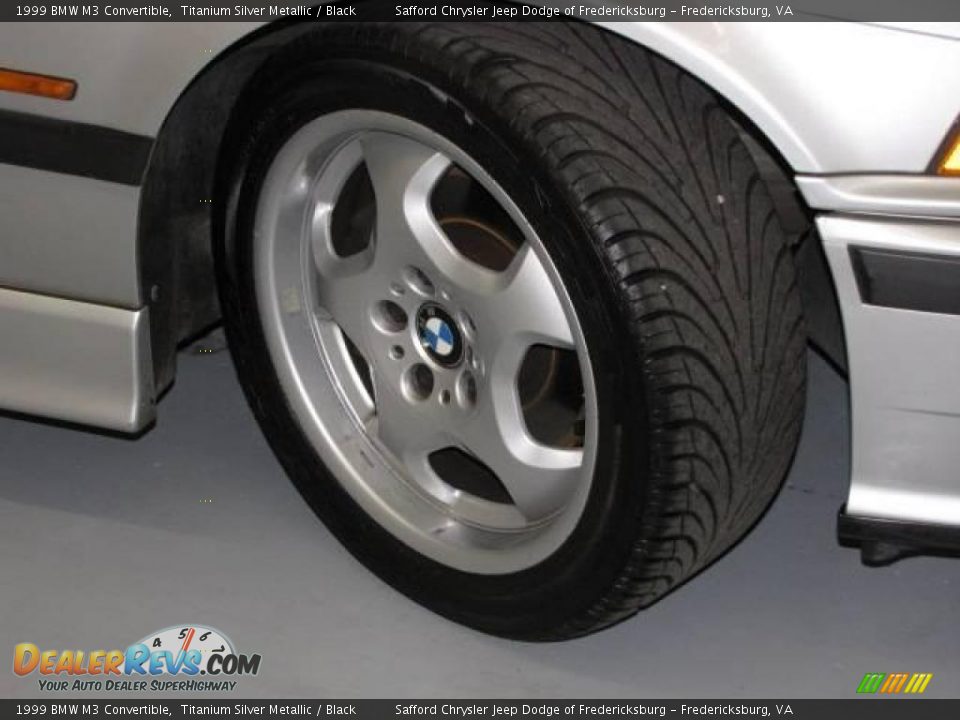 1999 BMW M3 Convertible Titanium Silver Metallic / Black Photo #21
