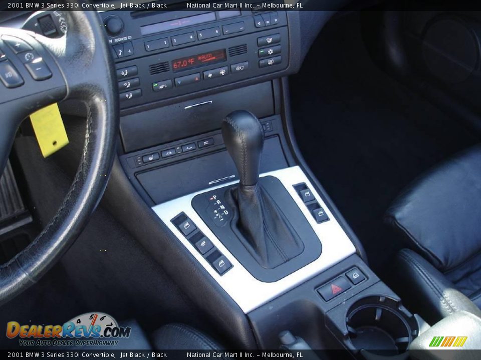 2001 BMW 3 Series 330i Convertible Jet Black / Black Photo #16