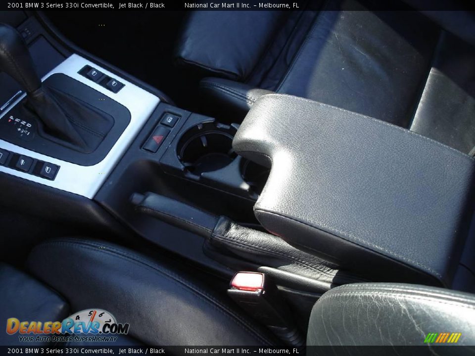 2001 BMW 3 Series 330i Convertible Jet Black / Black Photo #17