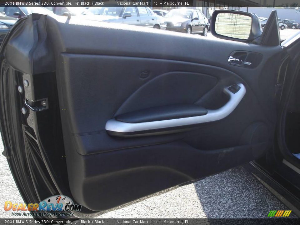 2001 BMW 3 Series 330i Convertible Jet Black / Black Photo #20