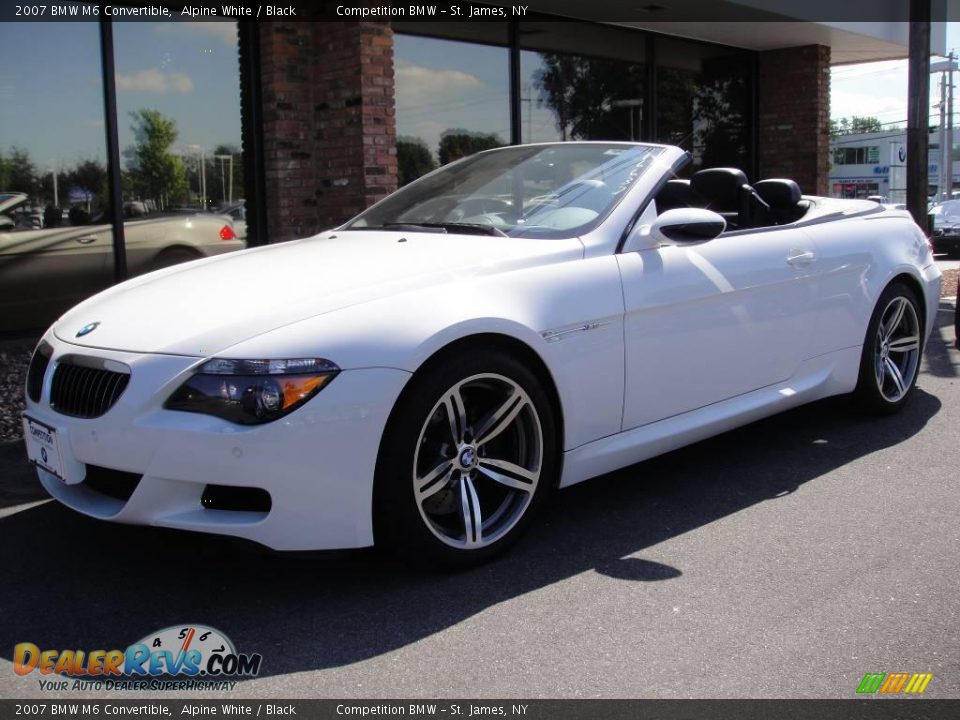 2007 BMW M6 Convertible Alpine White / Black Photo #1