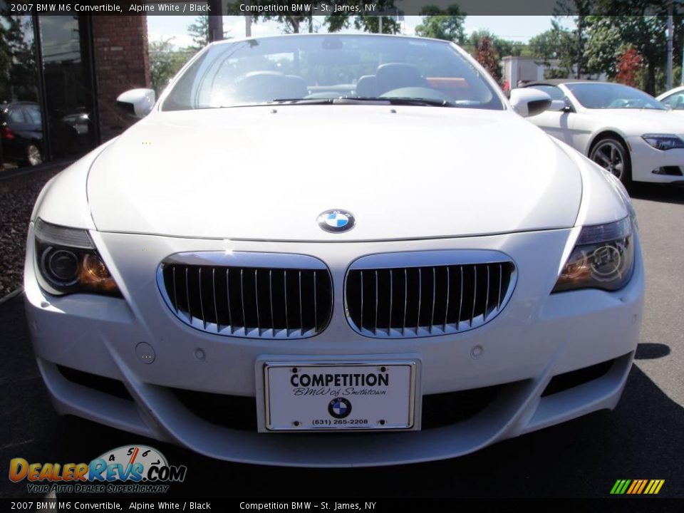 2007 BMW M6 Convertible Alpine White / Black Photo #2